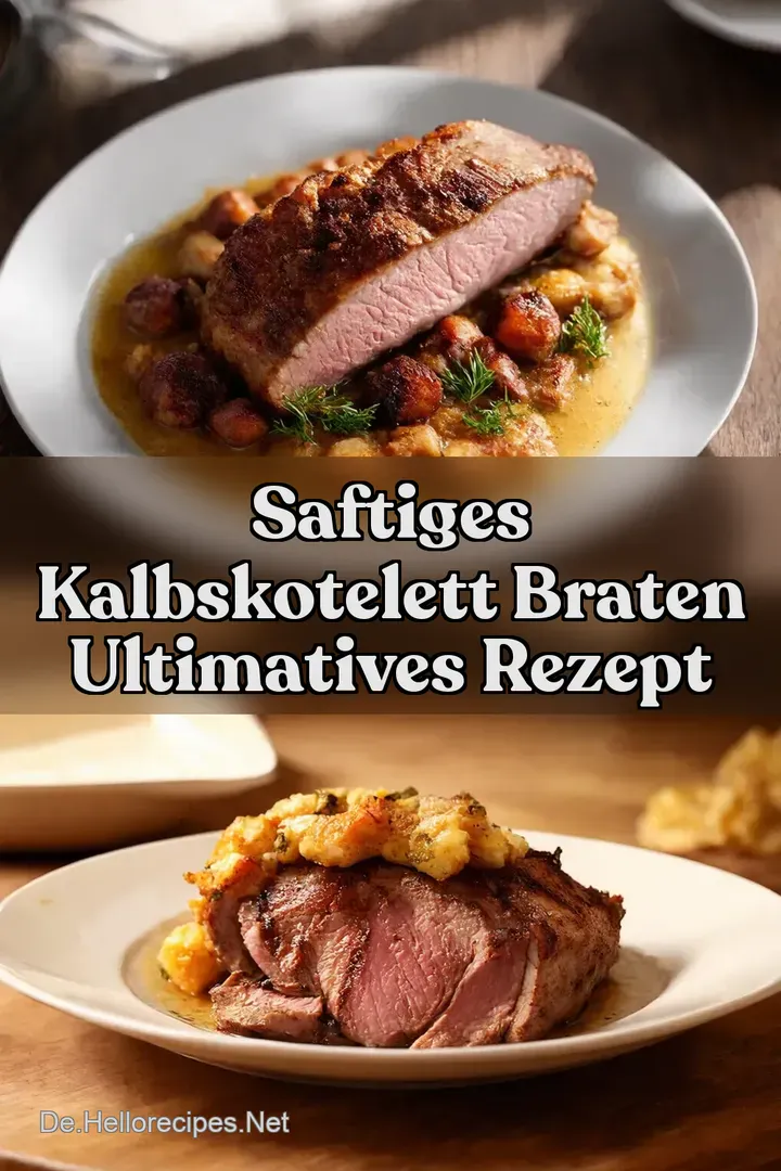 Saftiges Kalbskotelett Braten Ultimatives Rezept