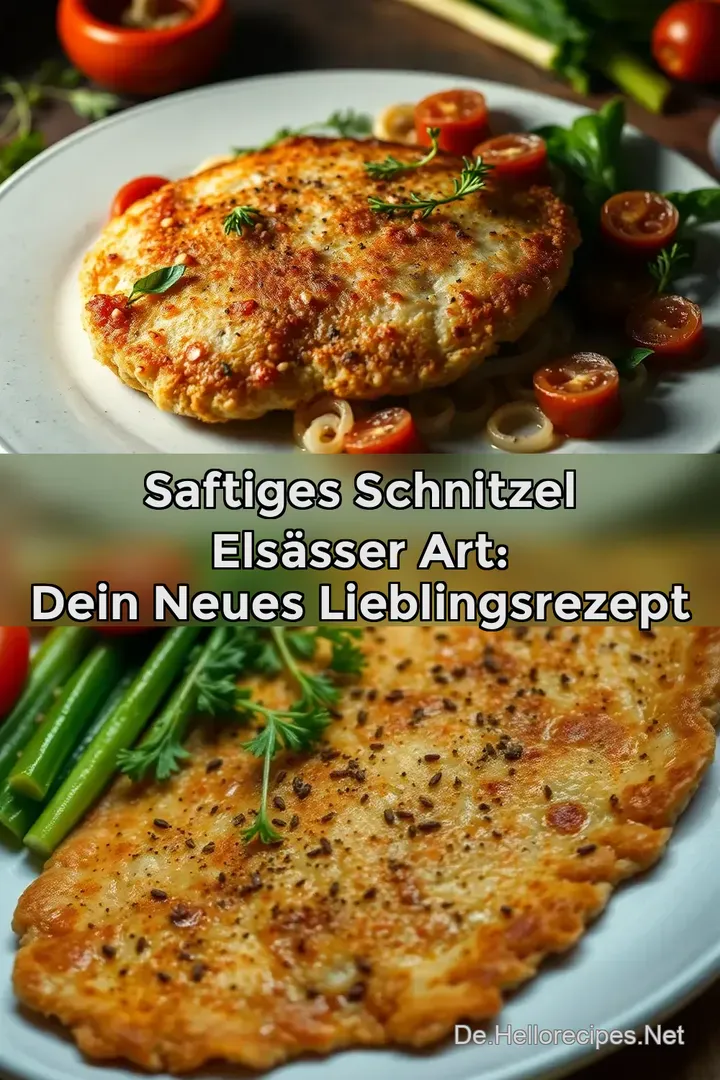 Saftiges Schnitzel Elsässer Art: Dein neues Lieblingsrezept