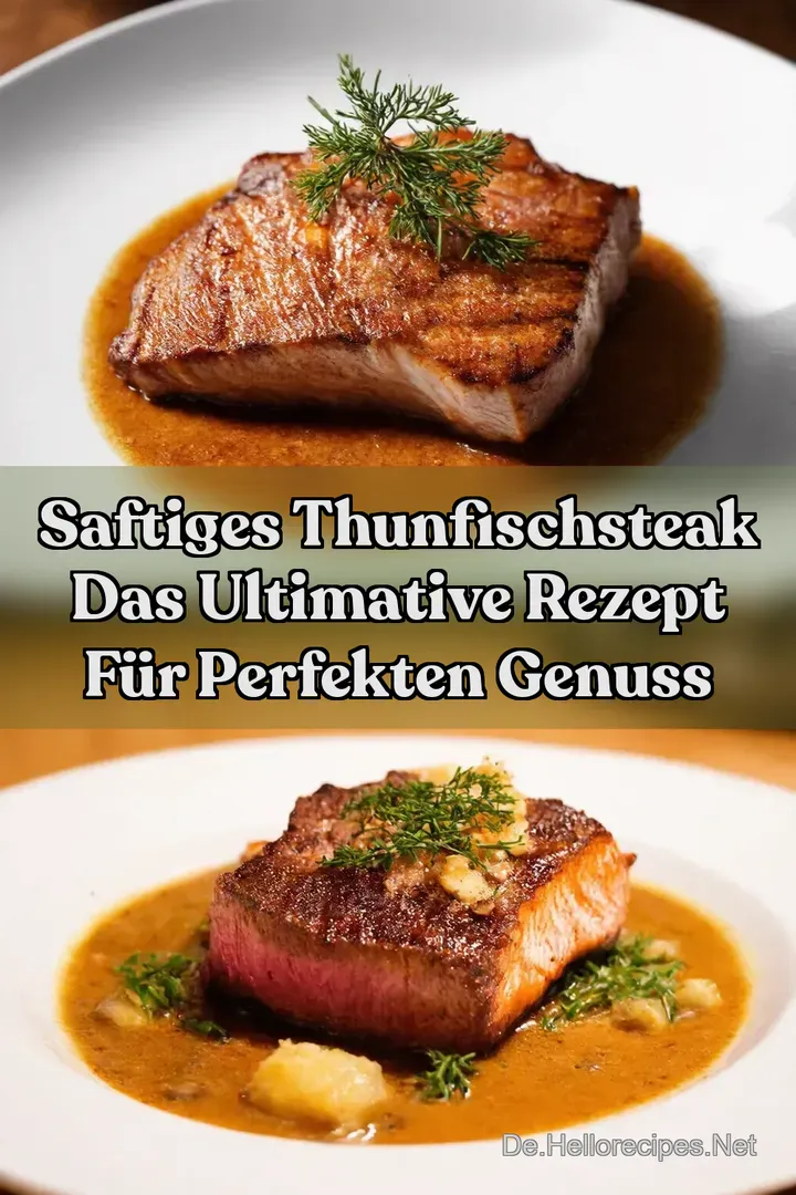 Saftiges Thunfischsteak Das Ultimative Rezept F&uuml;r Perfekten Genuss