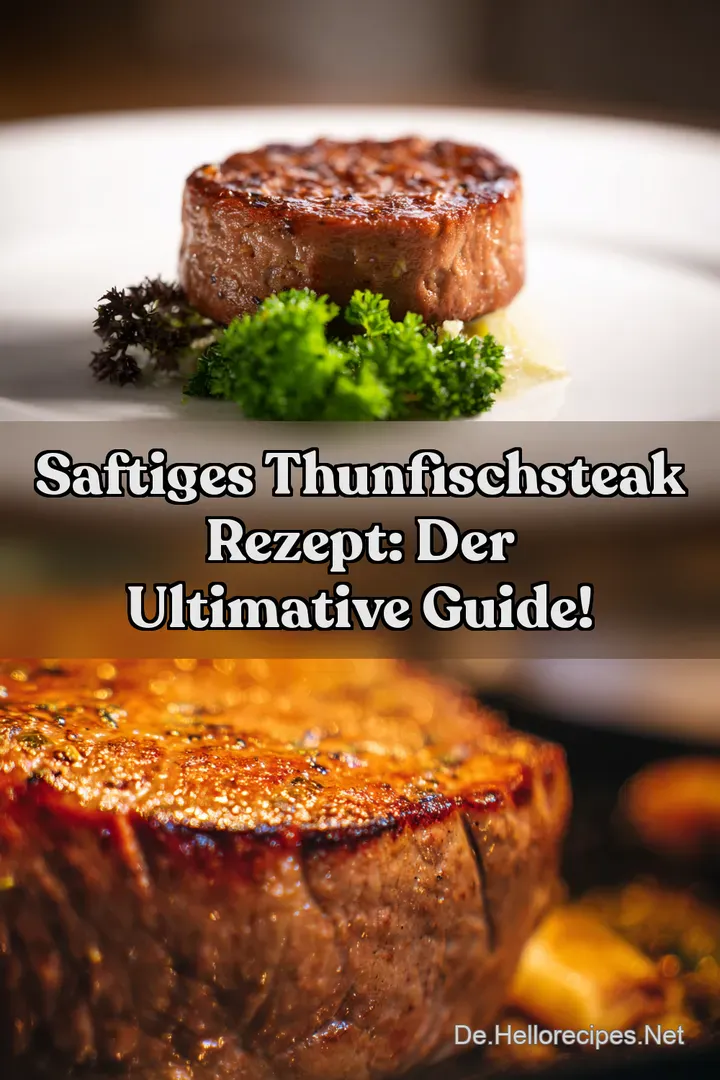 Saftiges Thunfischsteak Rezept: Der Ultimative Guide!