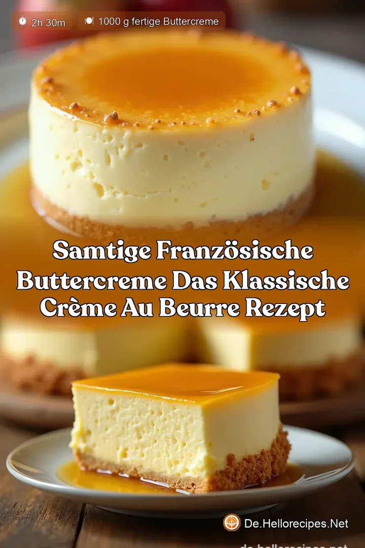 Samtige Französische Buttercreme Das klassische Crème au Beurre Rezept