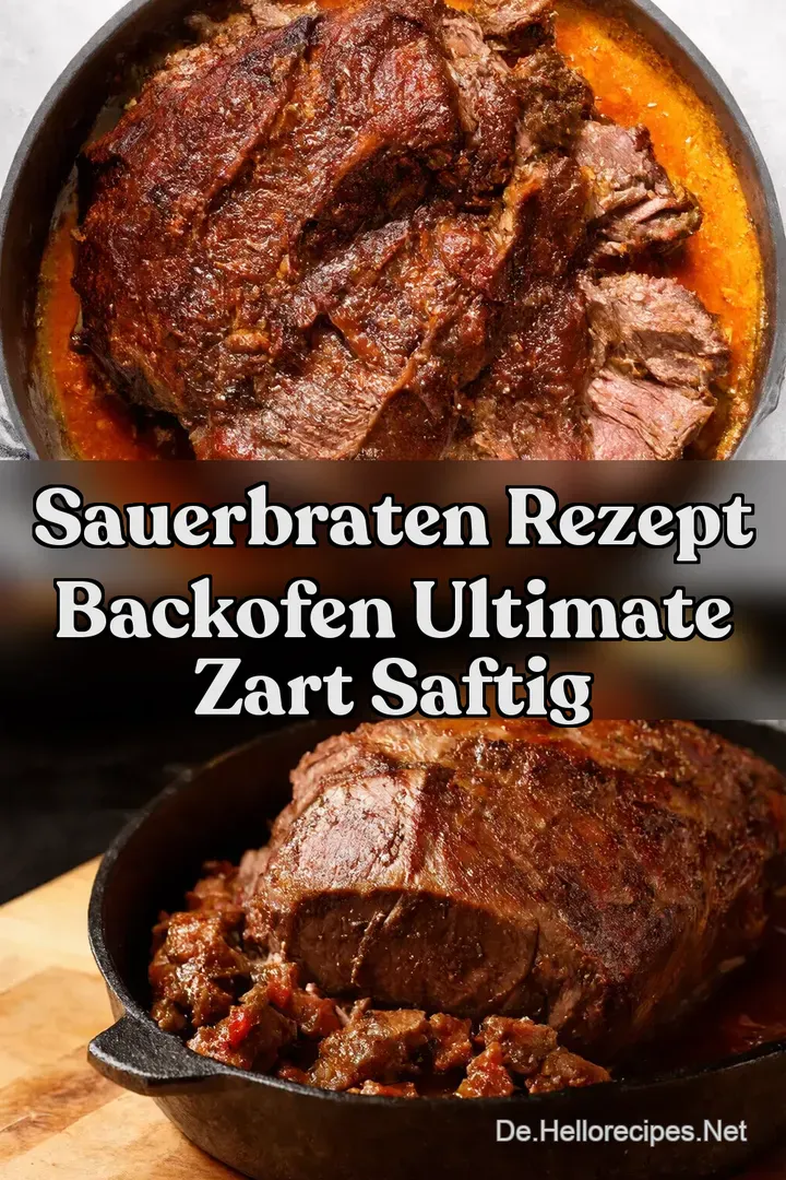 Sauerbraten Rezept Backofen Ultimate Zart Saftig