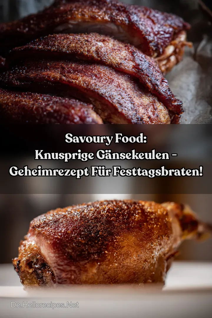 Savoury Food: Knusprige Gänsekeulen - Geheimrezept für Festtagsbraten!