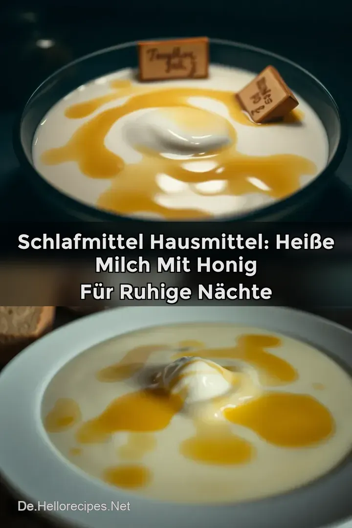 Schlafmittel Hausmittel: Heiße Milch mit Honig für Ruhige Nächte