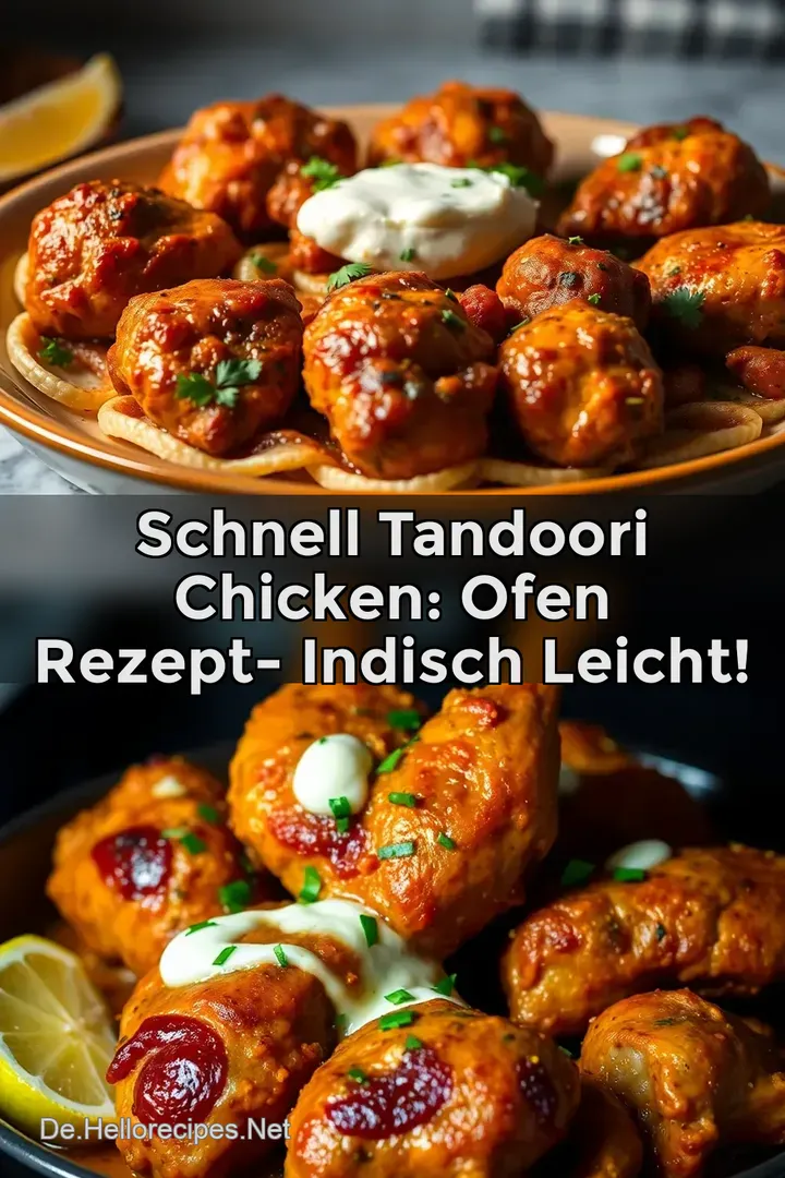 Schnell Tandoori Chicken: Ofen Rezept- Indisch leicht!