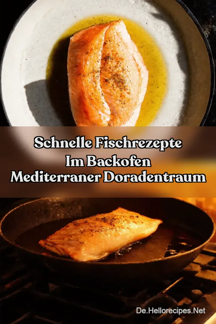Schnelle Fischrezepte im Backofen Mediterraner DoradenTraum