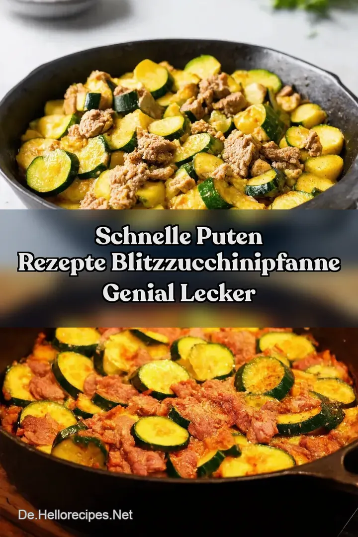 Schnelle Puten Rezepte BlitzZucchiniPfanne Genial Lecker