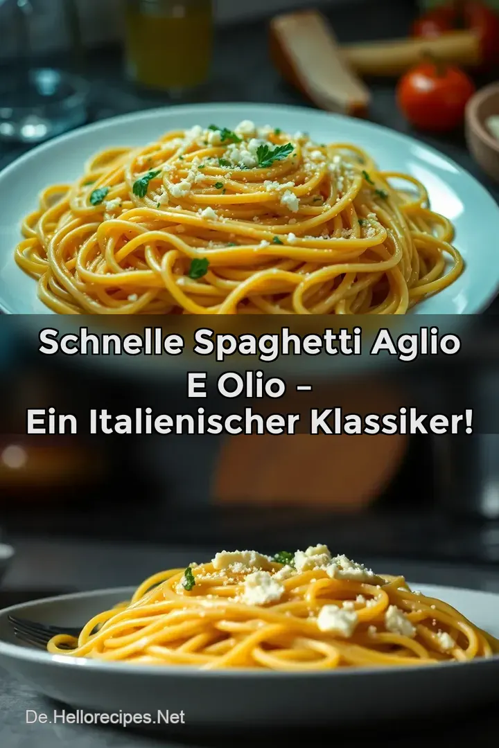 Schnelle Spaghetti Aglio e Olio – Ein Italienischer Klassiker!