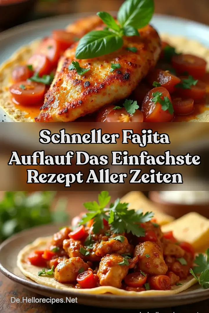 Schneller Fajita Auflauf Das Einfachste Rezept aller Zeiten