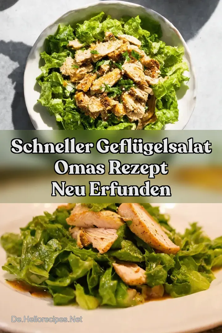 Schneller Gefl&uuml;gelsalat Omas Rezept Neu Erfunden