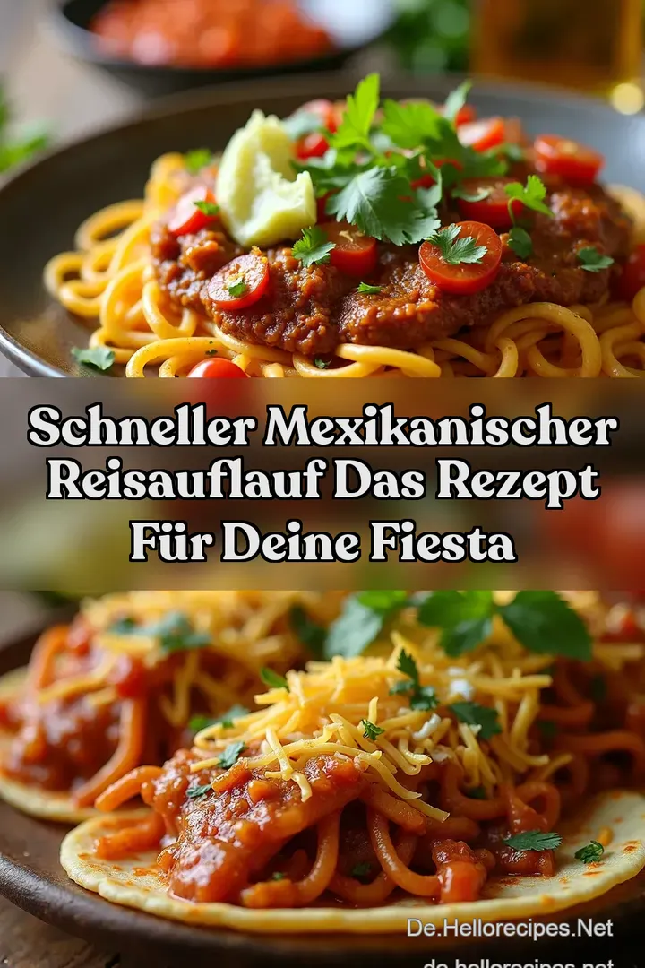Schneller Mexikanischer Reisauflauf Das Rezept f&uuml;r deine Fiesta