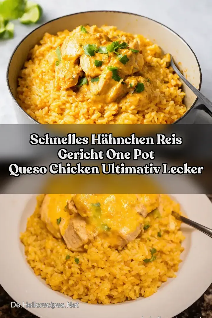 Schnelles H&auml;hnchen Reis Gericht One Pot Queso Chicken Ultimativ Lecker
