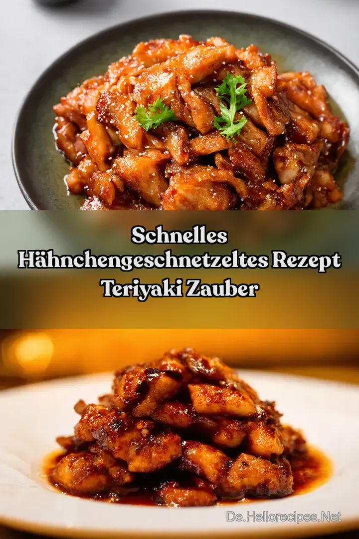 Schnelles H&auml;hnchengeschnetzeltes Rezept Teriyaki Zauber