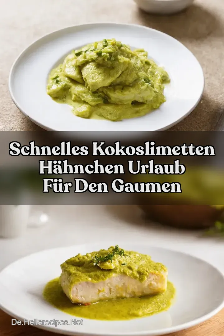 Schnelles KokosLimetten H&auml;hnchen Urlaub f&uuml;r den Gaumen