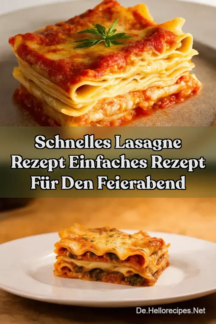Schnelles Lasagne Rezept Einfaches Rezept F&uuml;r Den Feierabend
