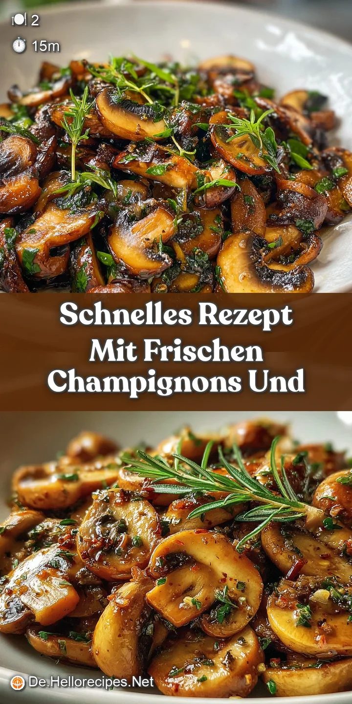 Close-up: Shimmering cream sauce clinging to earthy, browned mushrooms and bright green herbs tossed with fresh pasta.