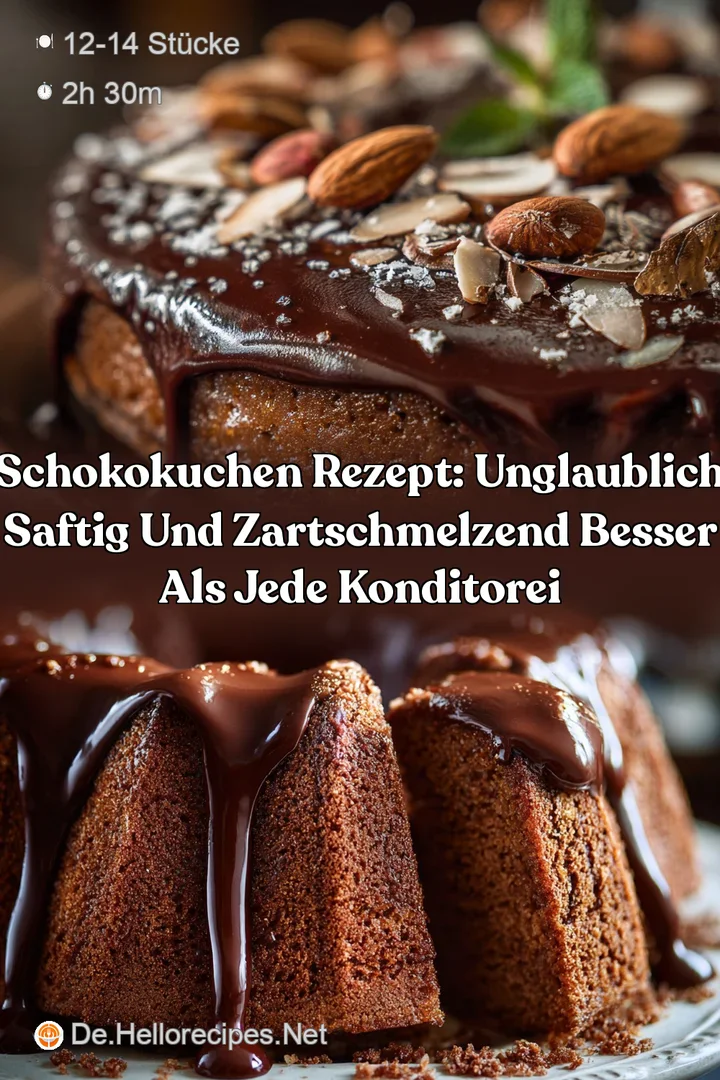 Schokokuchen Rezept: Unglaublich saftig und zartschmelzend besser als jede Konditorei