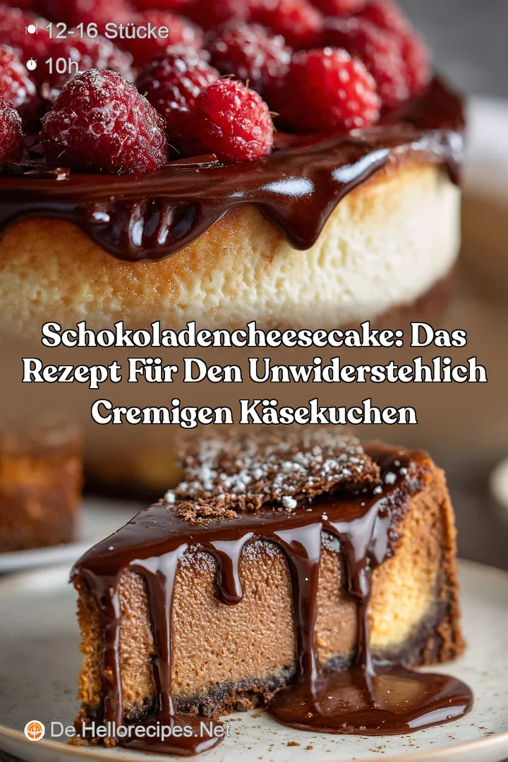 SchokoladenCheesecake: Das Rezept f&uuml;r den unwiderstehlich cremigen K&auml;sekuchen