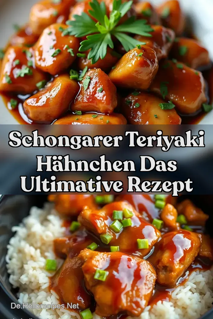 Schongarer Teriyaki H&auml;hnchen Das ultimative Rezept