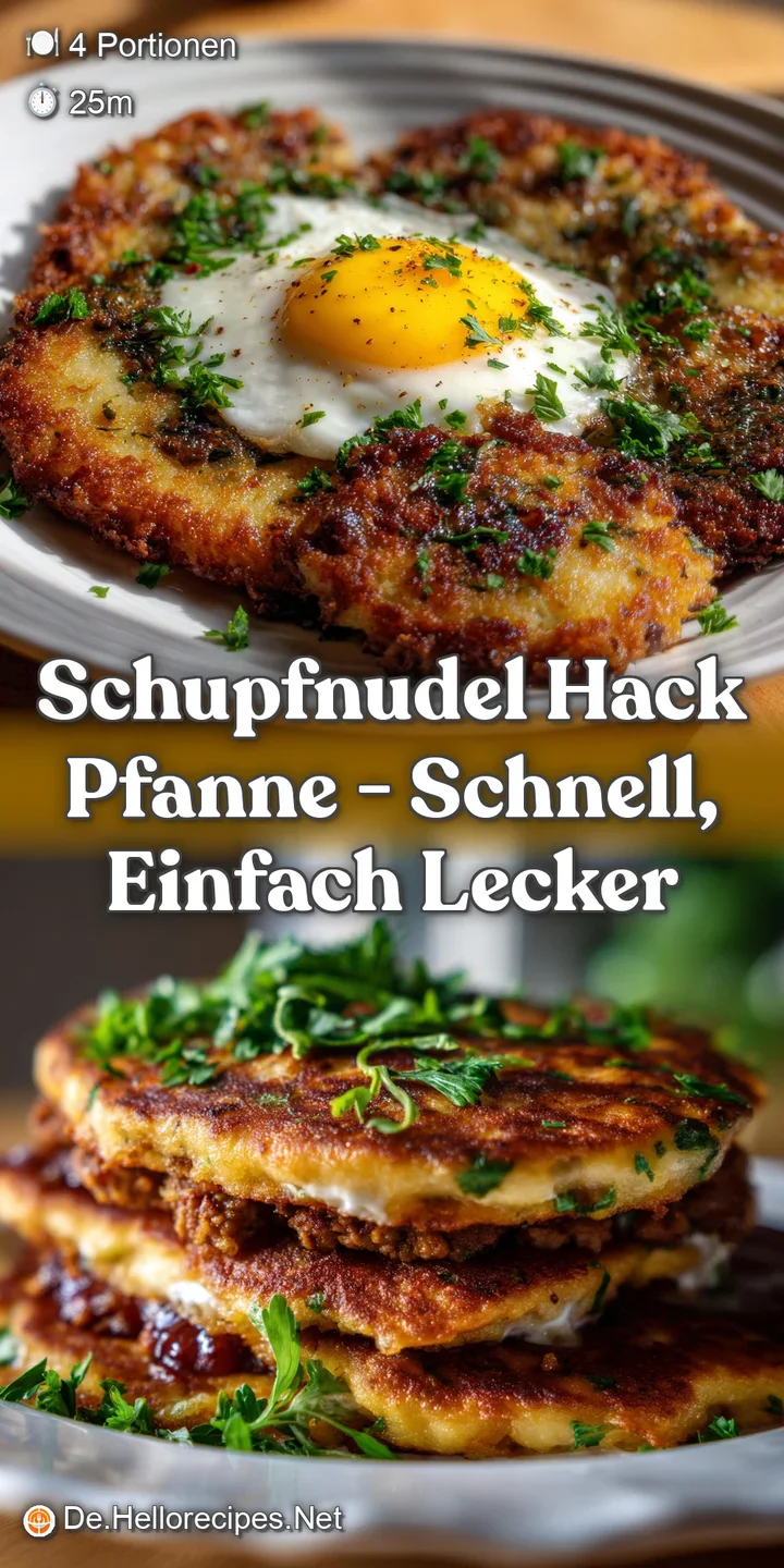 Schupfnudel Hack Pfanne - Schnell einfach lecker