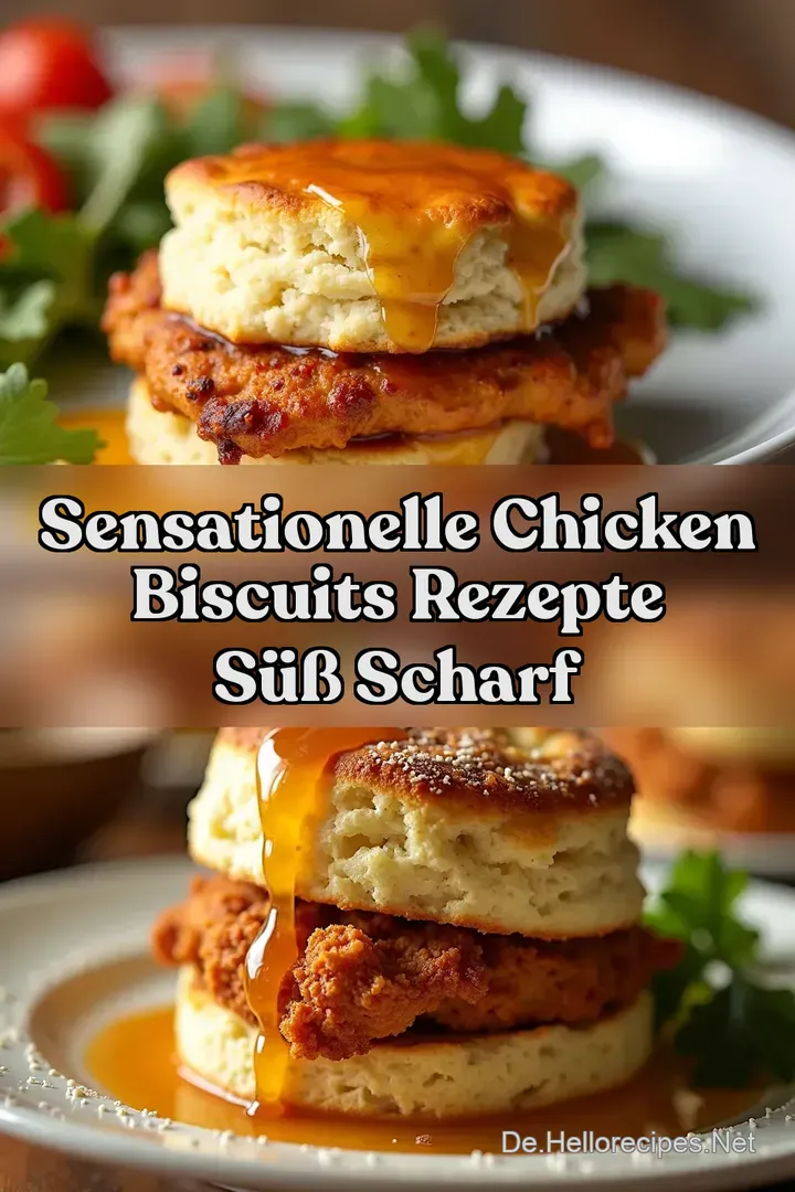 Sensationelle Chicken Biscuits Rezepte S&uuml;&szlig; Scharf