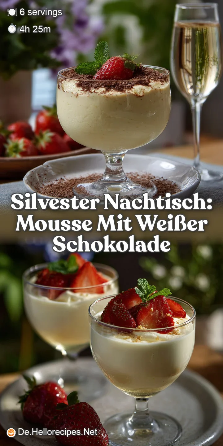 Close-up of a creamy white chocolate mousse, the smooth texture contrasting with fresh, vibrant red raspberries, inviting ...