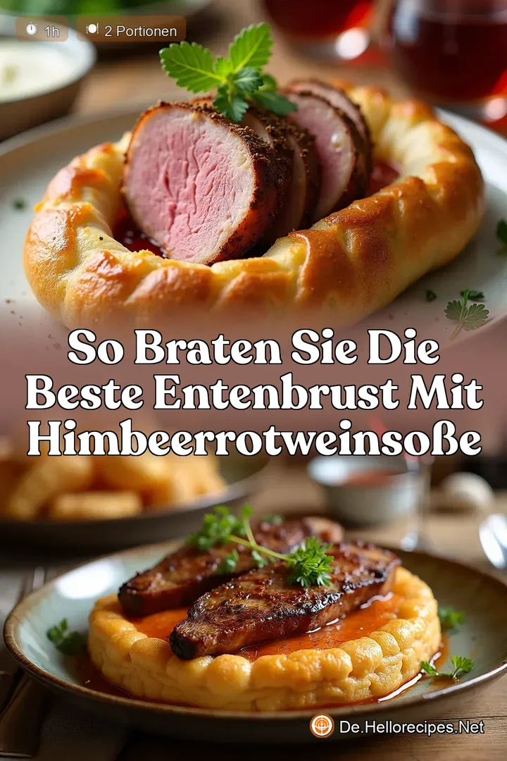 So braten Sie die beste Entenbrust mit HimbeerRotweinSoße