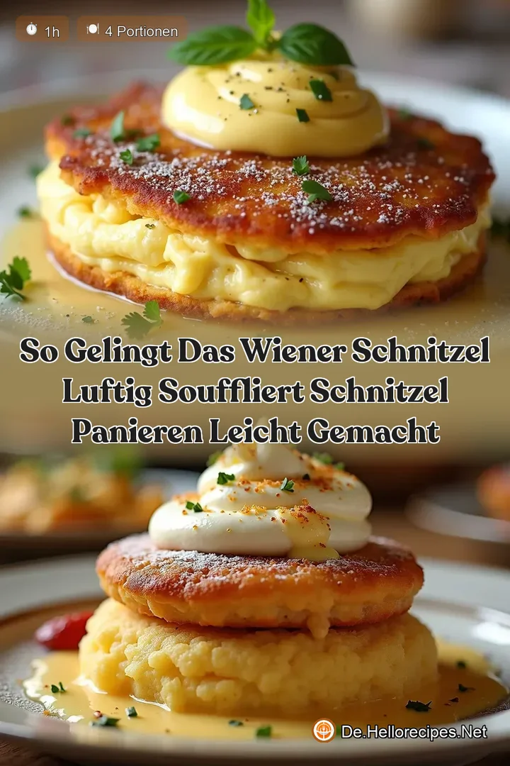 So gelingt das Wiener Schnitzel Luftig Souffliert Schnitzel panieren leicht gemacht