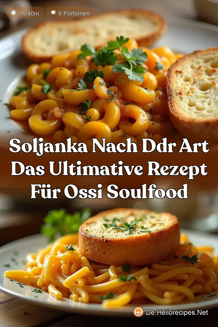 Soljanka nach DDR Art Das ultimative Rezept f&uuml;r Ossi Soulfood