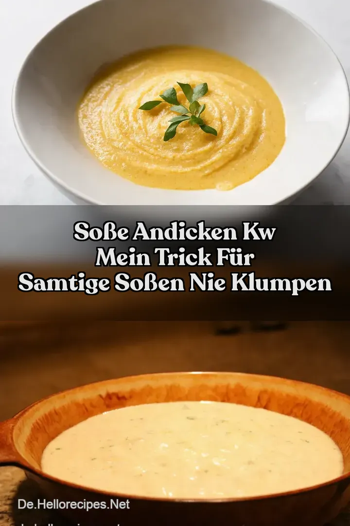 So&szlig;e Andicken kw Mein Trick f&uuml;r Samtige So&szlig;en Nie Klumpen
