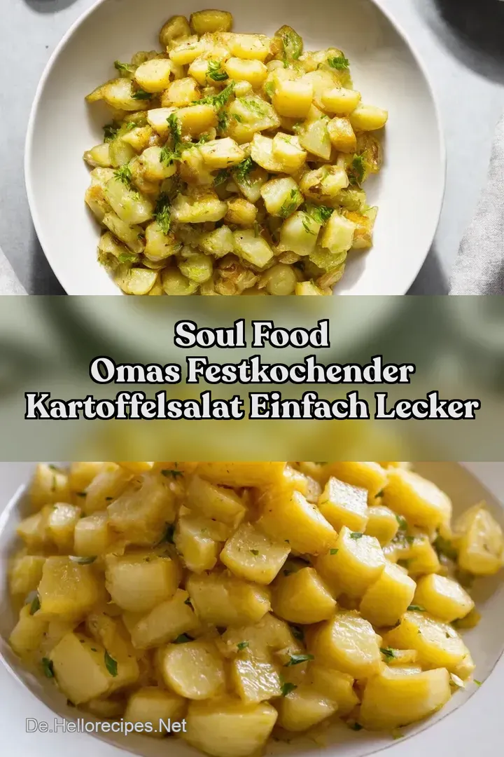 Soul Food Omas Festkochender Kartoffelsalat Einfach Lecker