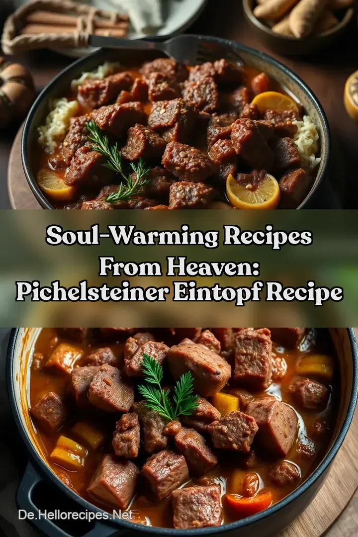 Soul-Warming Recipes From Heaven: Pichelsteiner Eintopf Recipe