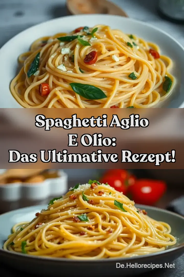 Spaghetti Aglio E Olio: Das Ultimative Rezept!