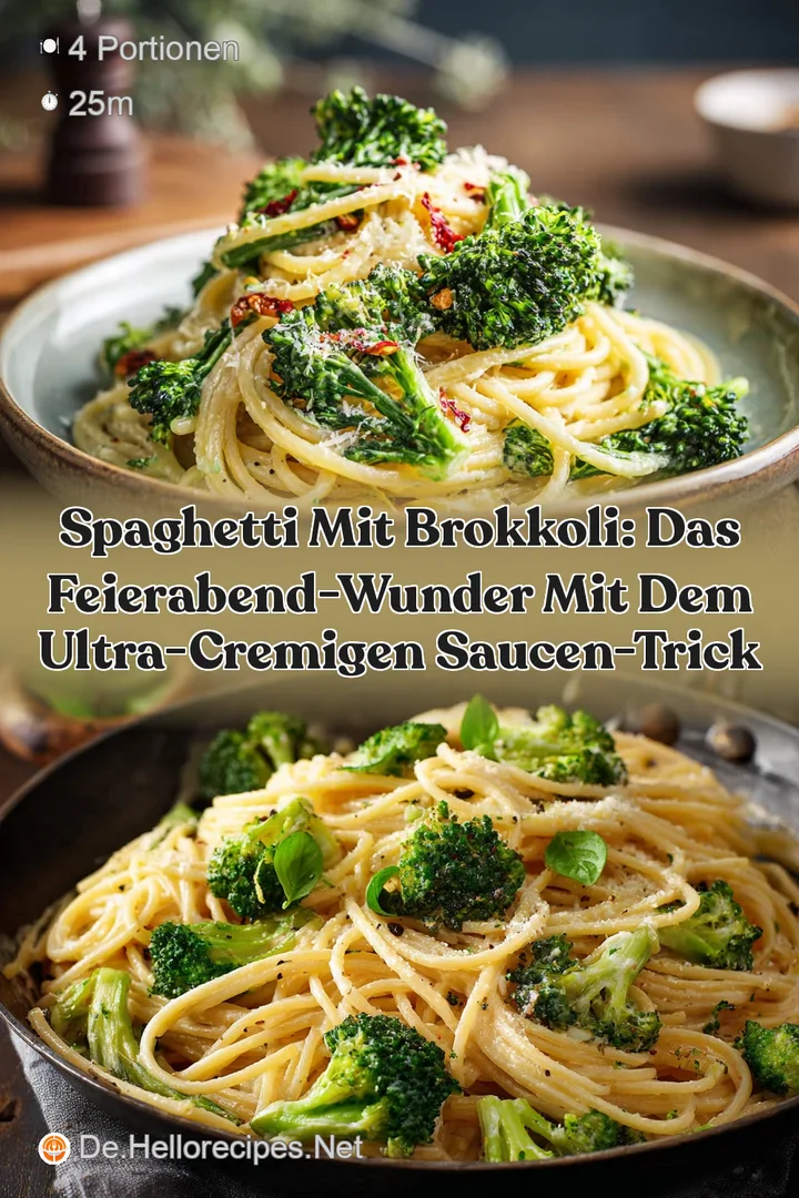 Spaghetti mit Brokkoli: Das Feierabend-Wunder mit dem ultra-cremigen Saucen-Trick