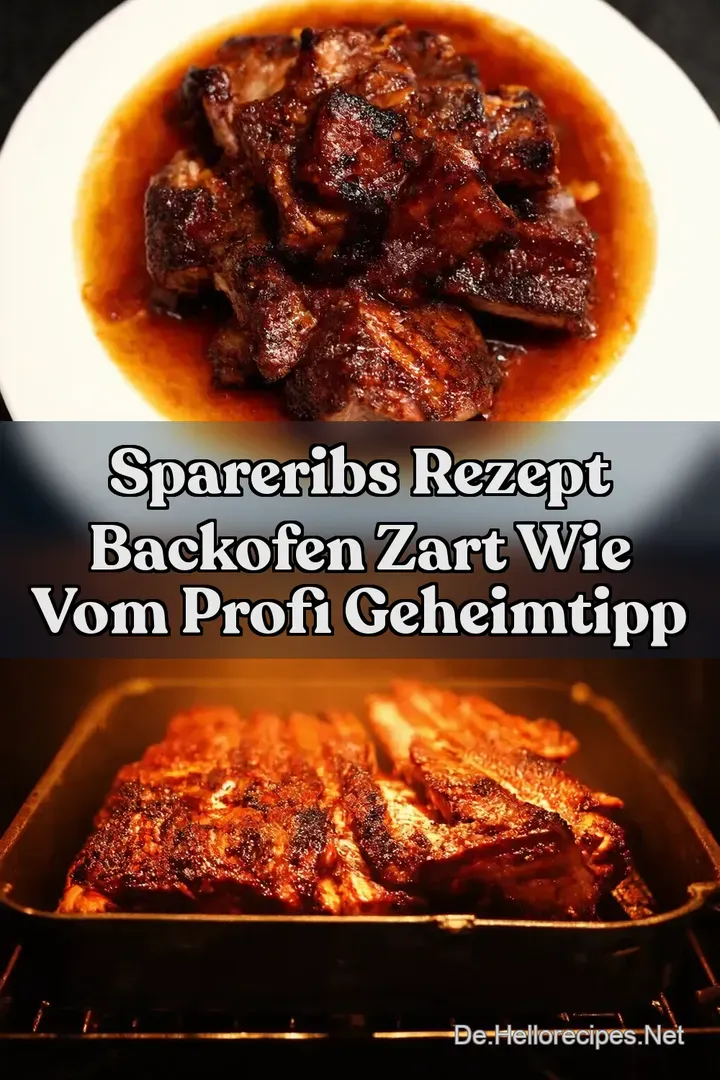 Spareribs Rezept Backofen Zart wie vom Profi Geheimtipp