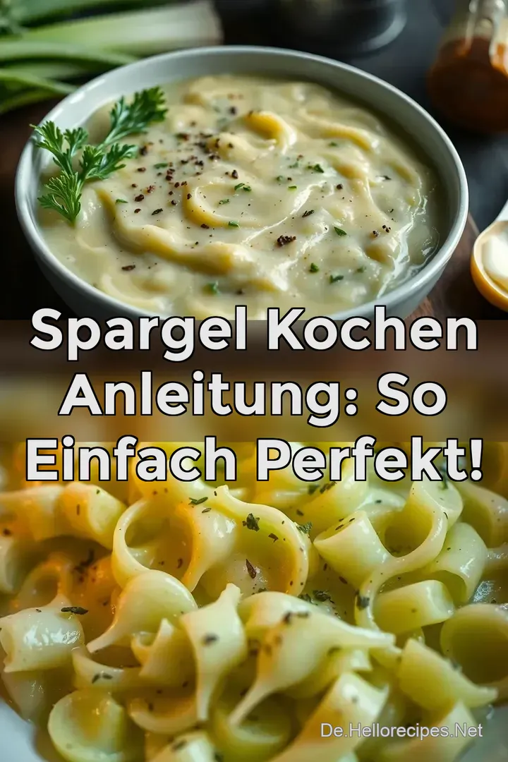 Spargel kochen Anleitung: So einfach perfekt!