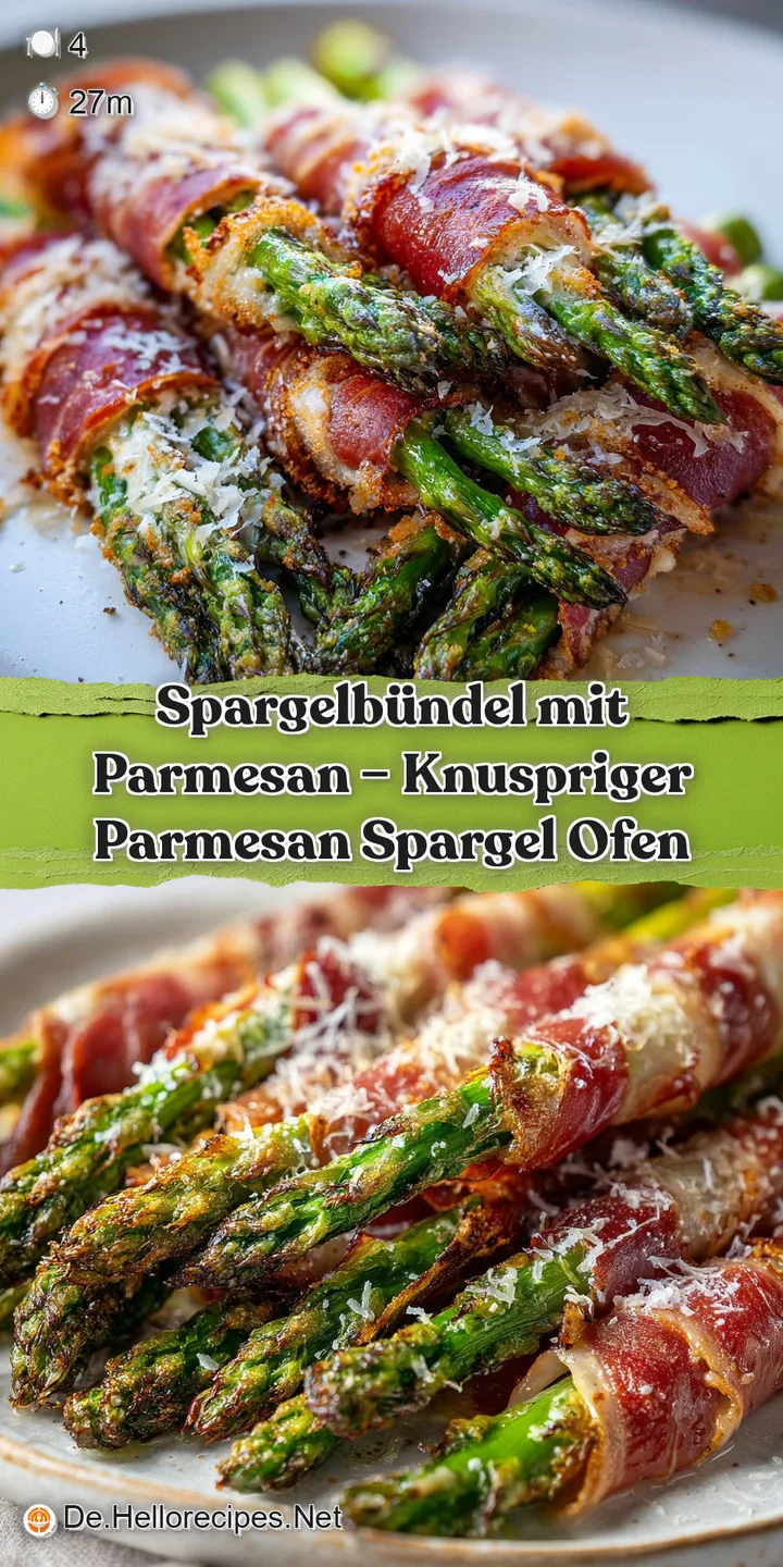 Close-up: Steaming asparagus spears, laced with golden melted Parmesan, showing a delicious salty, fresh spring dish.