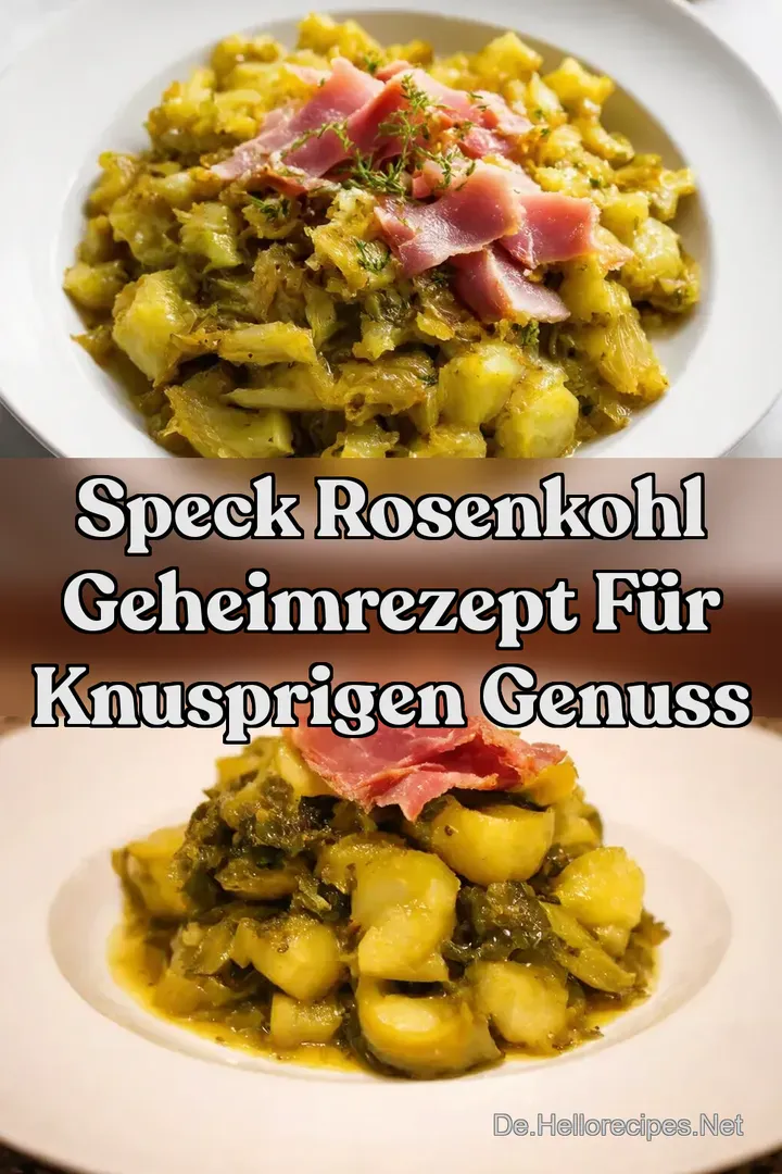 Speck Rosenkohl Geheimrezept f&uuml;r Knusprigen Genuss