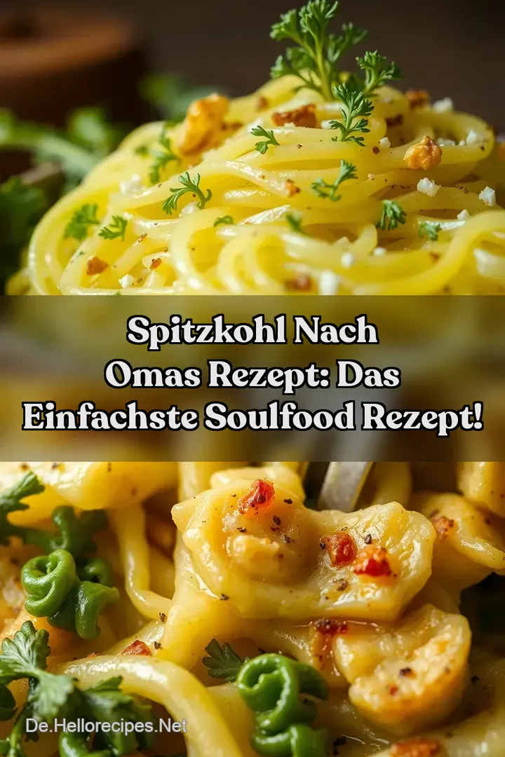 Spitzkohl nach Omas Rezept: Das Einfachste Soulfood Rezept!