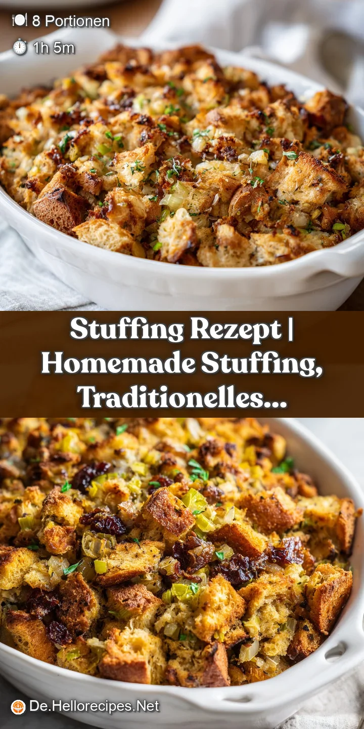 Close-up of moist stuffing with crunchy bits, golden brown hues and savory aroma.