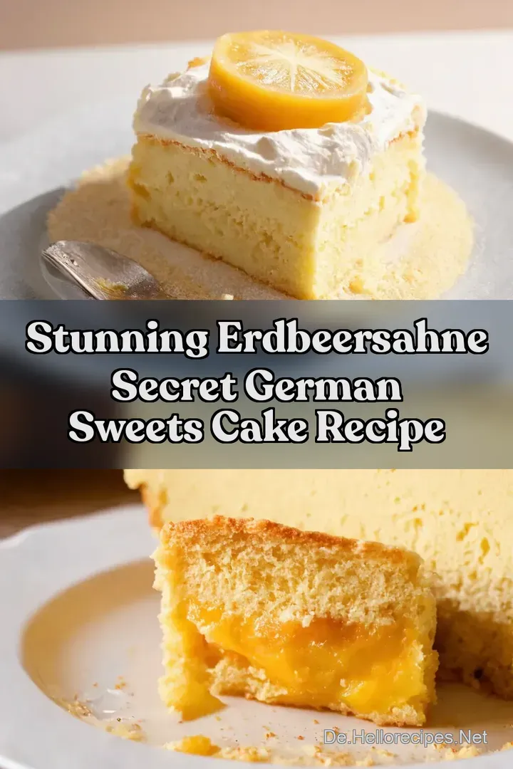 Stunning Erdbeersahne Secret German Sweets Cake Recipe