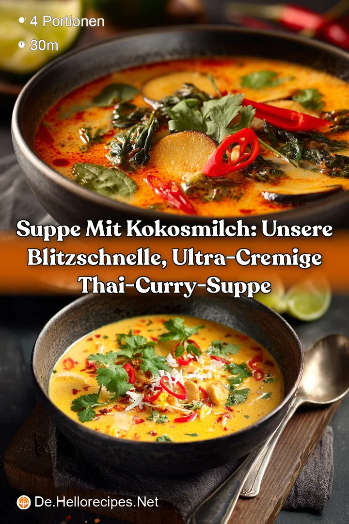 Suppe mit Kokosmilch: Unsere blitzschnelle ultra-cremige Thai-Curry-Suppe