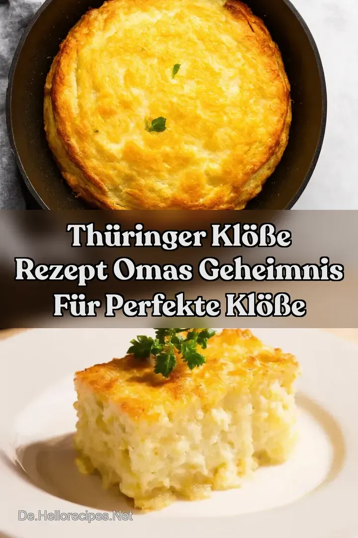 Th&uuml;ringer Kl&ouml;&szlig;e Rezept Omas Geheimnis f&uuml;r Perfekte Kl&ouml;&szlig;e