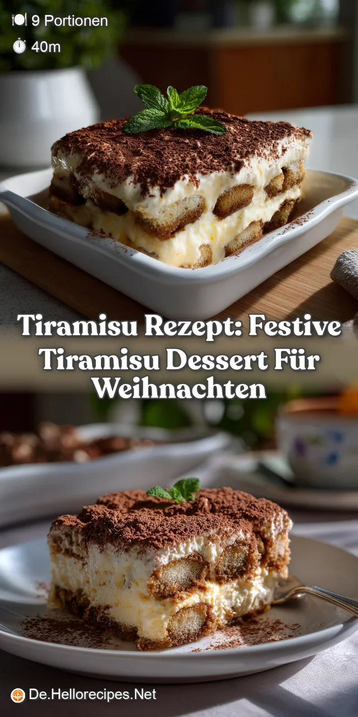 Close-up view of the creamy, textured mascarpone topping dusted with cocoa, revealing the coffee-soaked biscuit layers below.