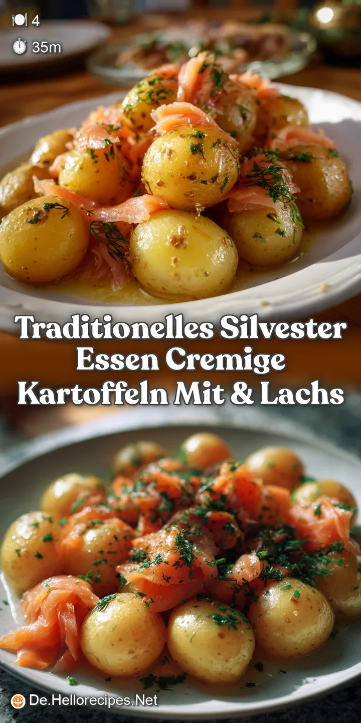 Close-up of tender salmon, glistening with moisture, flaking gently over a bed of creamy, herb-infused potatoes, a delicio...