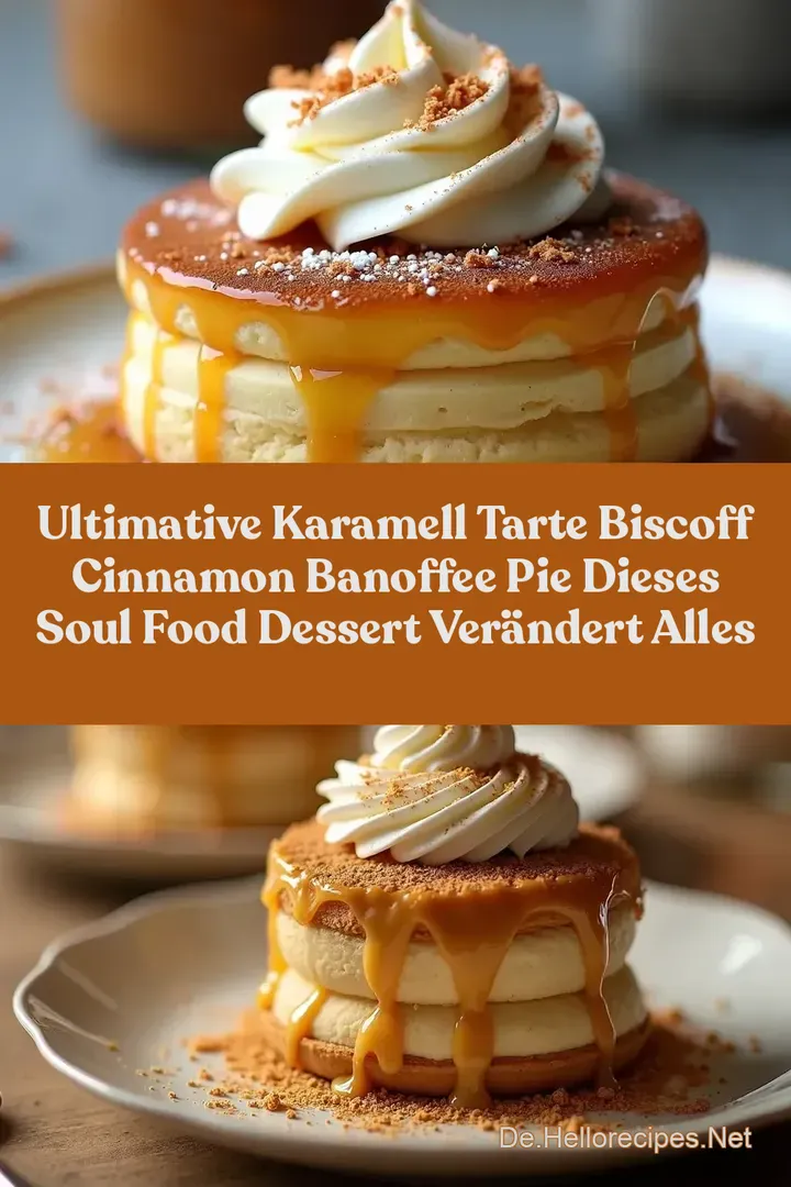 Ultimative Karamell Tarte Biscoff Cinnamon Banoffee Pie Dieses Soul Food Dessert verändert alles