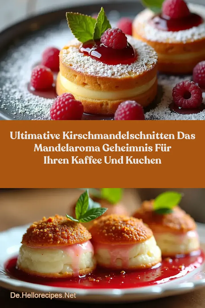 Ultimative KirschMandelSchnitten Das Mandelaroma Geheimnis für Ihren Kaffee und Kuchen
