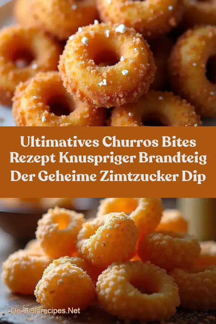 ULTIMATIVES Churros Bites Rezept Knuspriger Brandteig der geheime ZimtZucker Dip