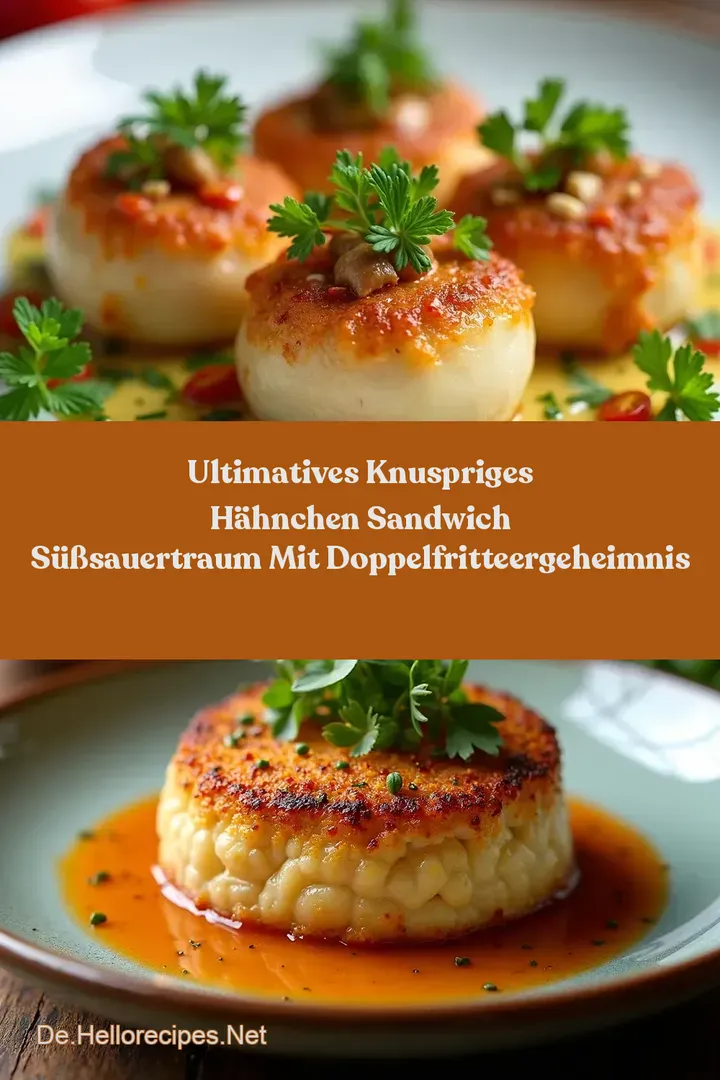 ULTIMATIVES Knuspriges Hähnchen Sandwich SüßSauerTraum mit DoppelFritteerGeheimnis