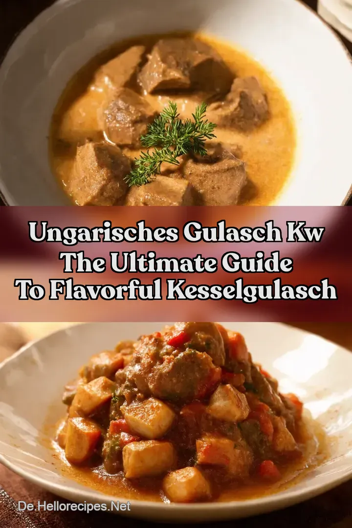 Ungarisches Gulasch kw The Ultimate Guide to Flavorful Kesselgulasch